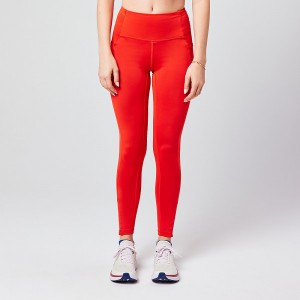 Altra CORE CROP Tights Dame Rød | AL8135E90