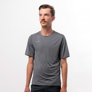 Altra CORE SHORT SLEEVE TEE T-Shirt Herre Blå Grå | AL5301R19