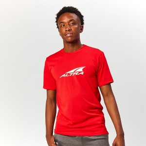 Altra EVERYDAY RECYCLED TEE T-Shirt Herre Rød | AL8109A50