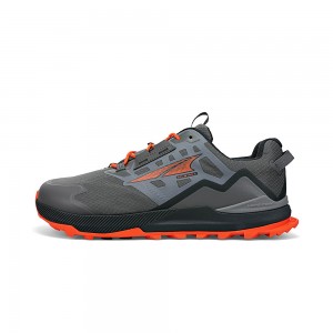 Altra LONE PEAK ALL-WTHR LOW 2 Trailsko Herre Grå Orange | AL3475Z12