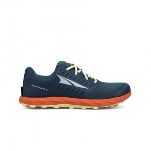 Altra SUPERIOR 5 Trailsko Herre Blå Orange | AL8097Q97