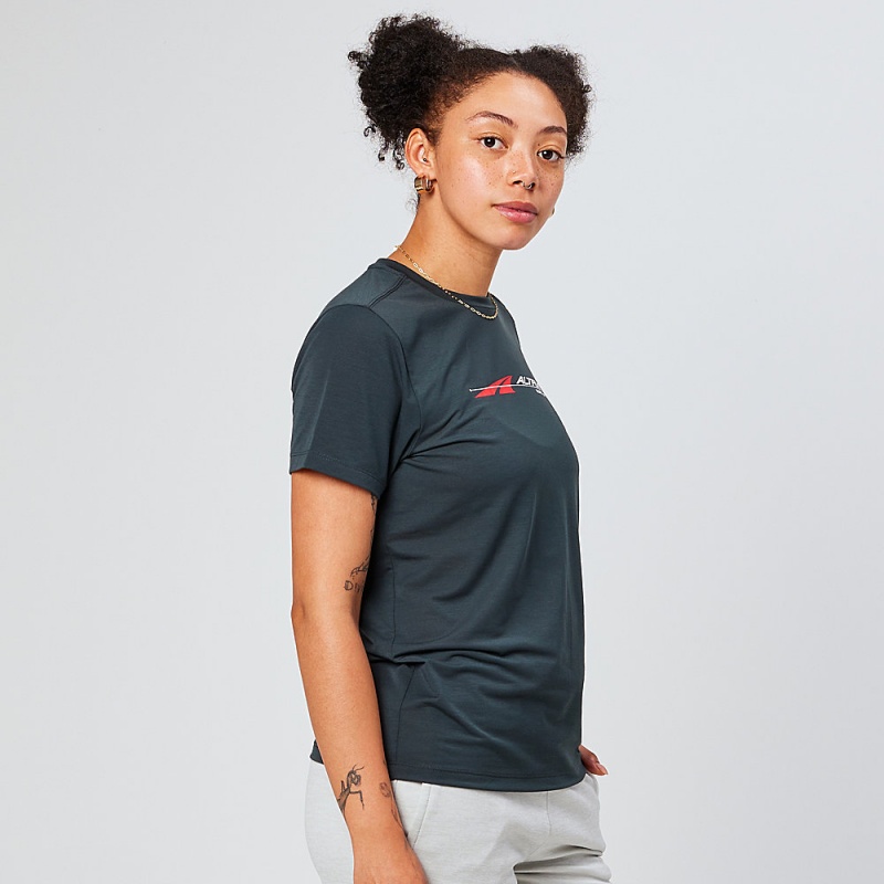 Altra EVERYDAY PERFORMANCE SHORT SLEEVE T-Shirt Dame Sort | AL7468V74