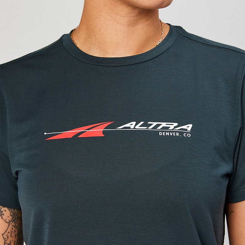 Altra EVERYDAY PERFORMANCE SHORT SLEEVE T-Shirt Dame Sort | AL7468V74