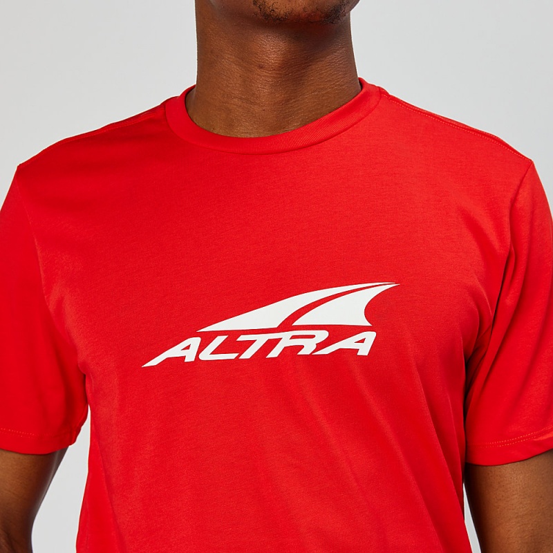 Altra EVERYDAY RECYCLED TEE T-Shirt Herre Rød | AL8109A50