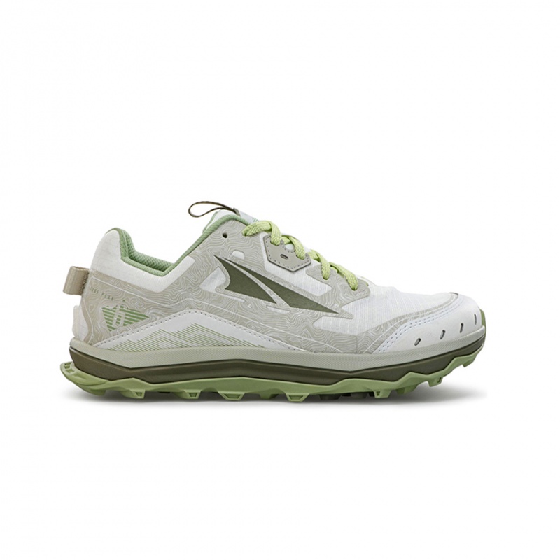 Altra LONE PEAK 6 Trailsko Dame Hvide Grøn | AL5308K48