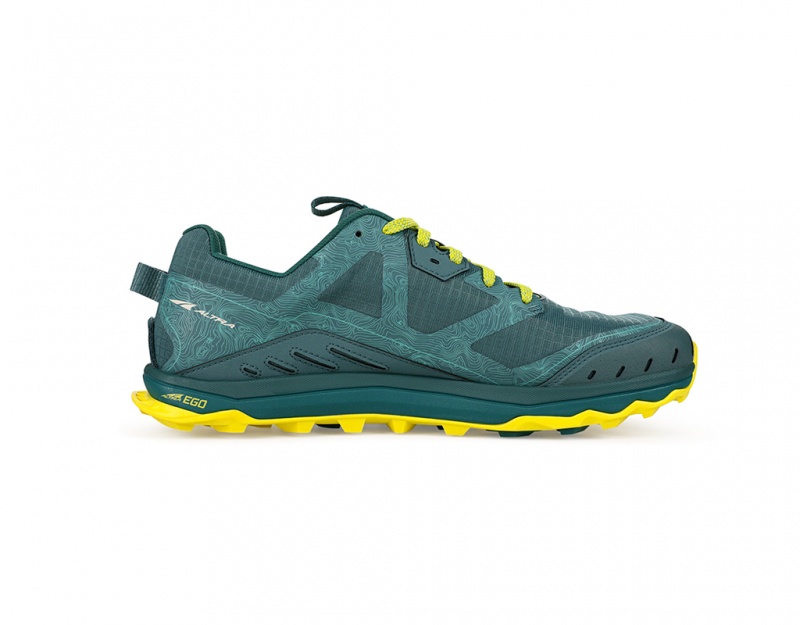 Altra LONE PEAK 6 Trailsko Herre Grøn | AL6180T23