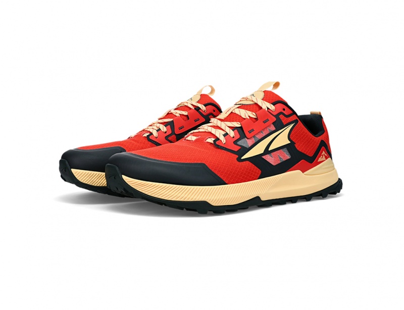 Altra LONE PEAK 7 Trailsko Herre Rød Orange | AL3548J21