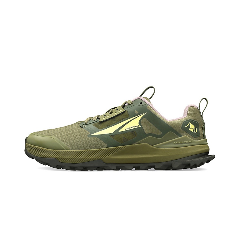 Altra LONE PEAK 8 Trailsko Dame Olivengrøn | AL1354H48