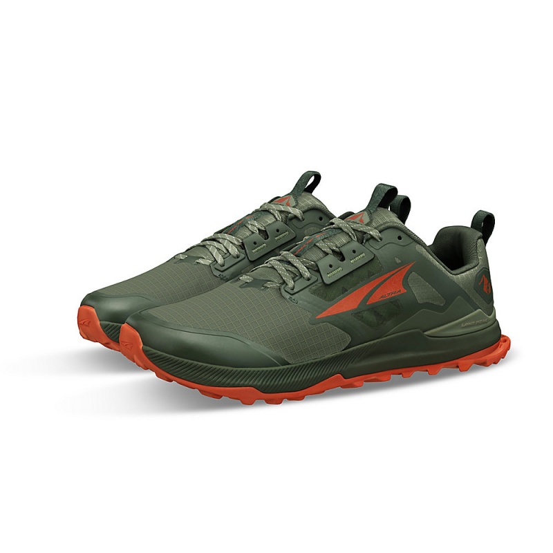 Altra LONE PEAK 8 Trailsko Herre Olivengrøn | AL6847C75