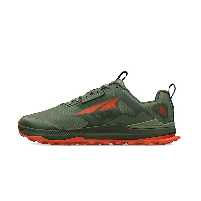 Altra LONE PEAK 8 Trailsko Herre Olivengrøn | AL6847C75