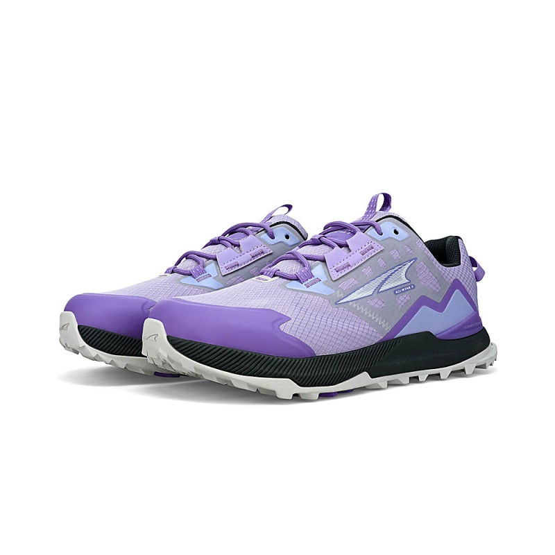 Altra LONE PEAK ALL-WTHR LOW 2 Trailsko Dame Grå Lilla | AL7895W97