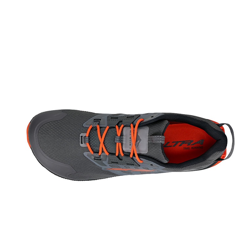 Altra LONE PEAK ALL-WTHR LOW 2 Trailsko Herre Grå Orange | AL3475Z12