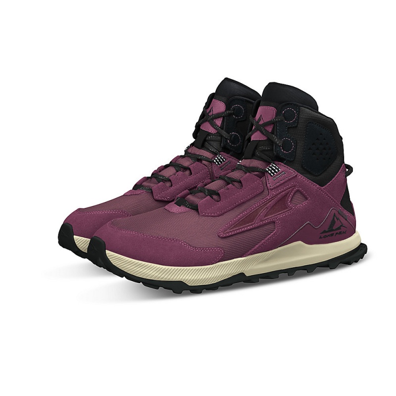 Altra LONE PEAK HIKER 2 Vandrestøvler Dame Lilla Sort | AL2860L70