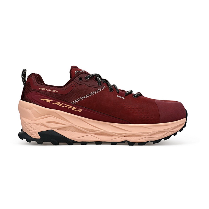 Altra OLYMPUS 5 HIKE LOW GTX Trailsko Dame Bordeaux | AL2194Z38