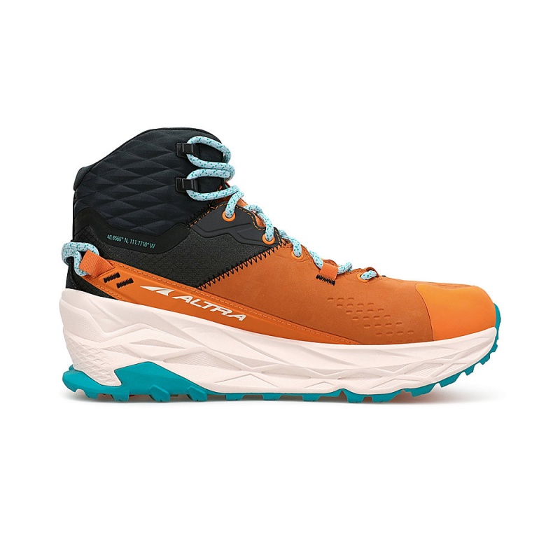 Altra OLYMPUS 5 HIKE MID GTX Vandrestøvler Dame Orange Grå | AL3256A68