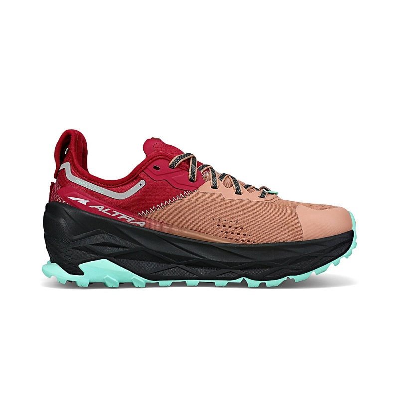 Altra OLYMPUS 5 Trailsko Dame Brune Rød | AL0496P15