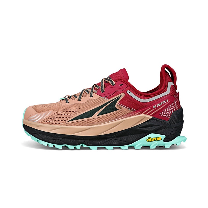 Altra OLYMPUS 5 Trailsko Dame Brune Rød | AL0496P15