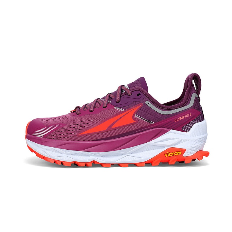 Altra OLYMPUS 5 Trailsko Dame Lilla Orange | AL0869Q49