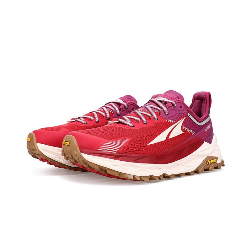 Altra OLYMPUS 5 Trailsko Dame Rød Lyserød | AL8962T01