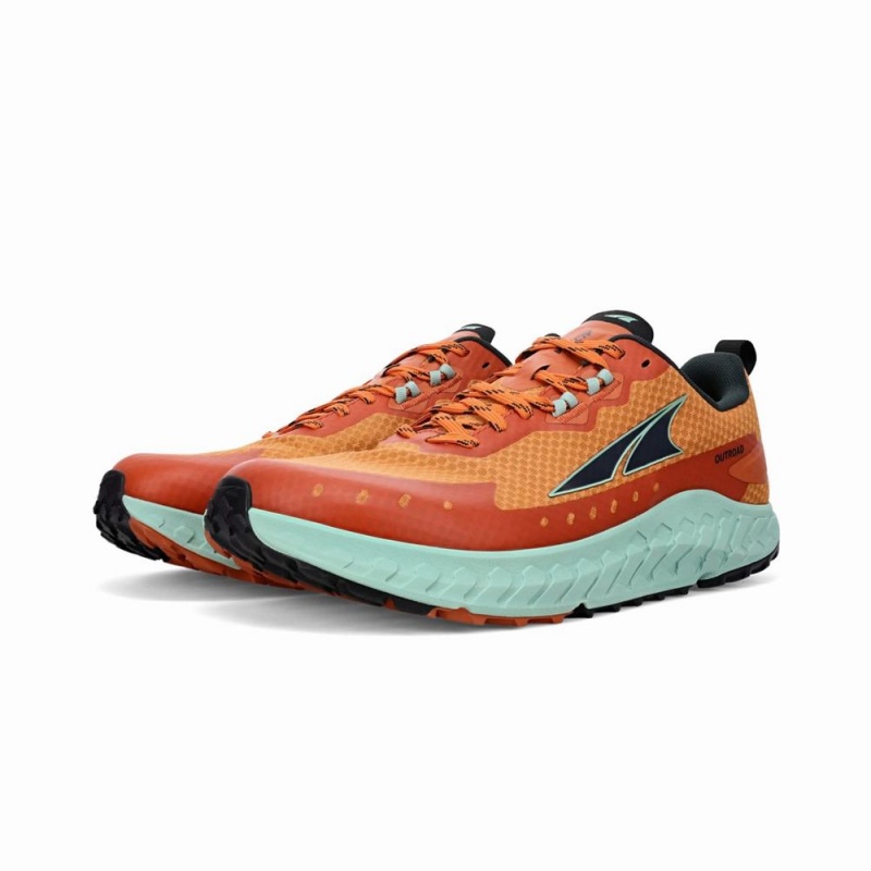 Altra OUTROAD Trailsko Herre Grøn Orange | AL4215E43