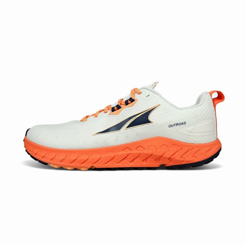 Altra OUTROAD Trailsko Herre Hvide Orange | AL1987R94