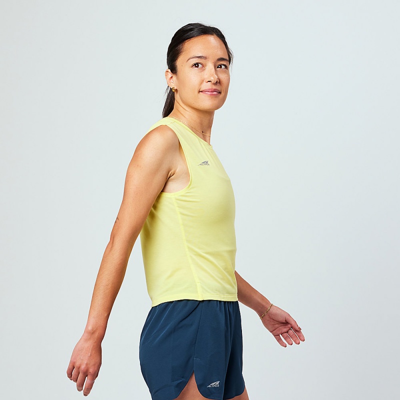 Altra TRAIL Tank Top Dame Gul | AL7591J93