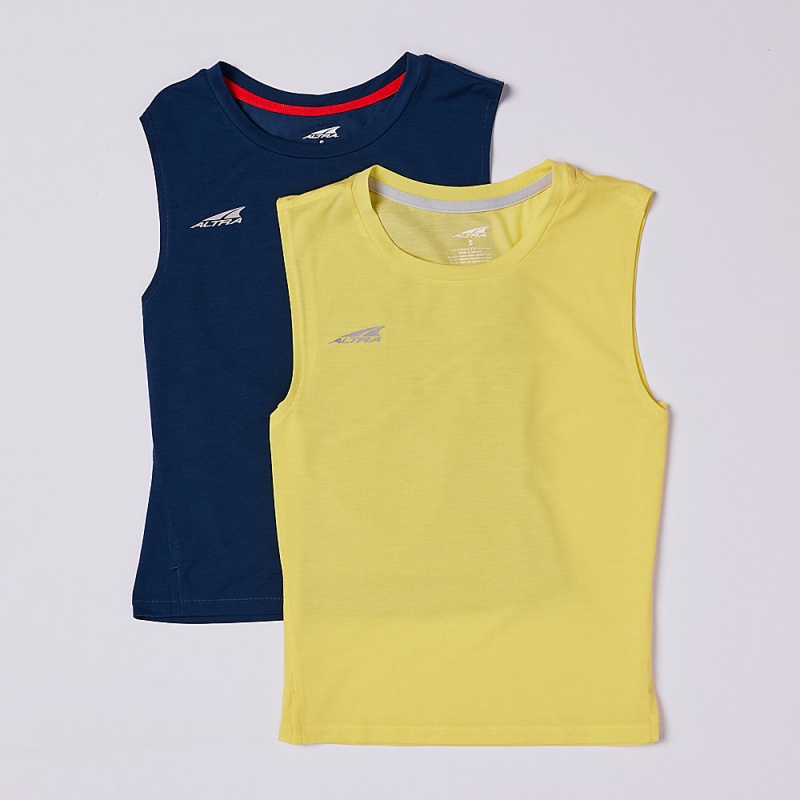 Altra TRAIL Tank Top Dame Gul | AL7591J93