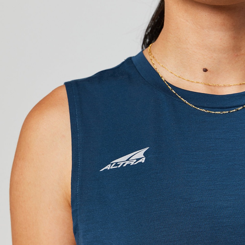 Altra TRAIL Tank Top Dame Mørkeblå | AL7136K51