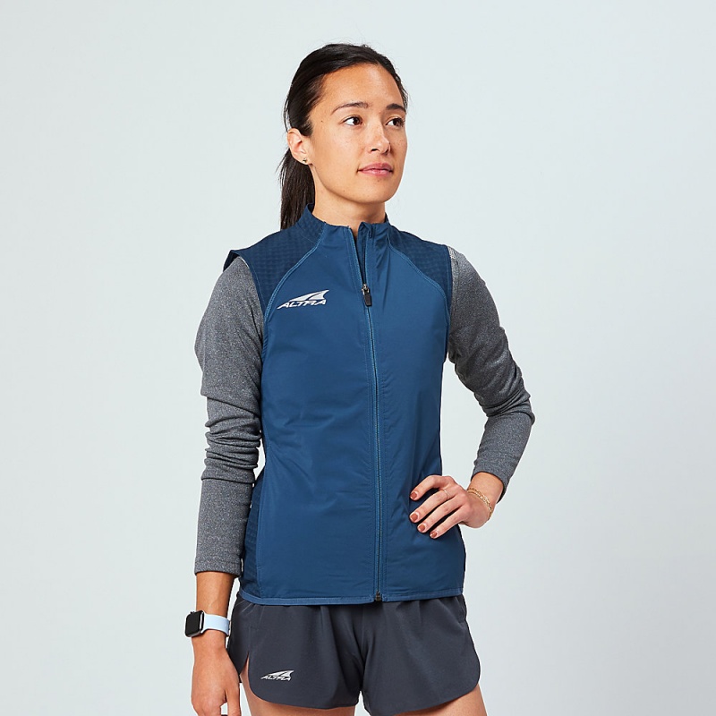 Altra TRAIL WIND VEST Jakker Dame Mørkeblå | AL4928N65