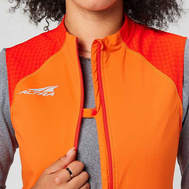 Altra TRAIL WIND VEST Jakker Dame Rød | AL6245M90