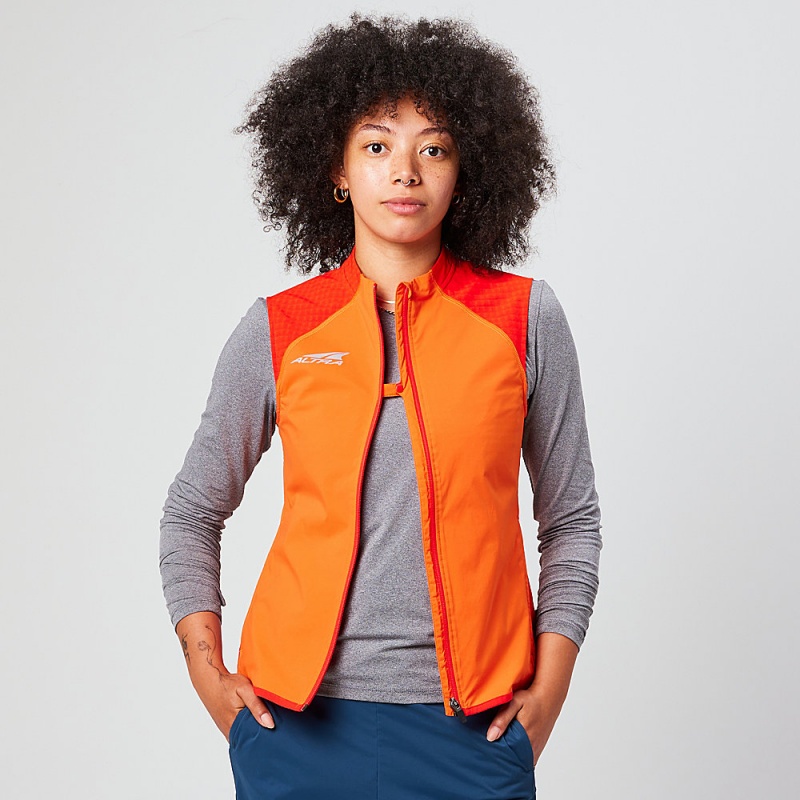 Altra TRAIL WIND VEST Jakker Dame Rød | AL6245M90